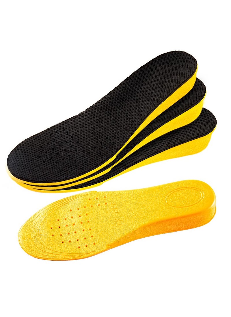 NIBEMINENT 1pair Height Increase Insoles For Women Men Invisible Boost 1.5-3.5cm/5.91-13.78'' Breathable Orthopedic Elevator EVA Insoles Shock Absorption Pads  - Image 3