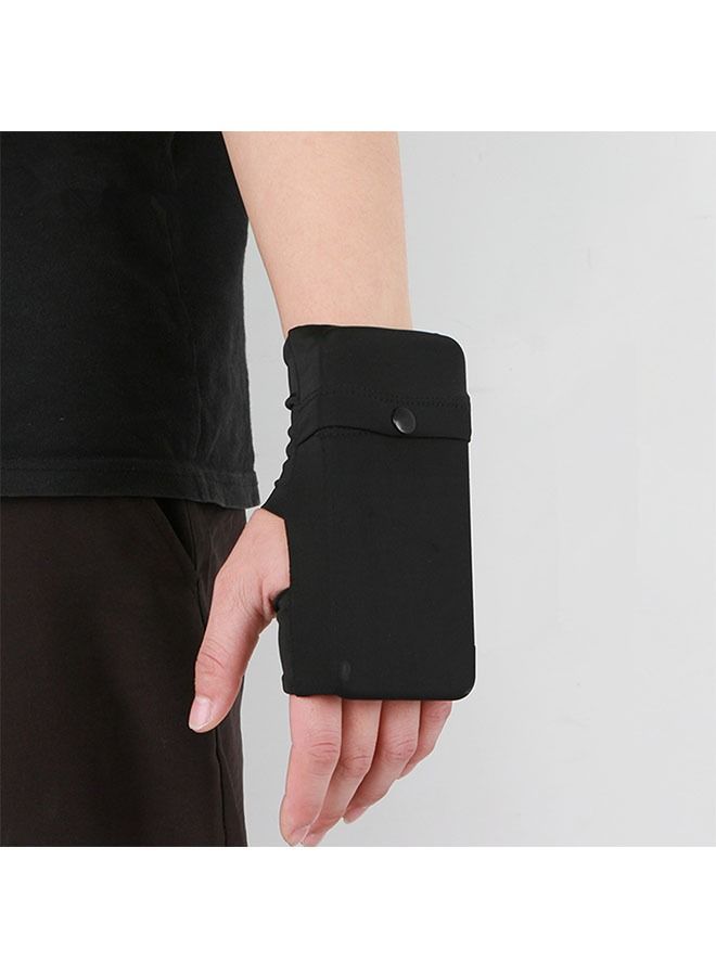 Ant Portable Wrist Bag Cell Phone Bands, Glove Bag Phone Strap for Running Walking Hiking Cycling (Black) - Image 4