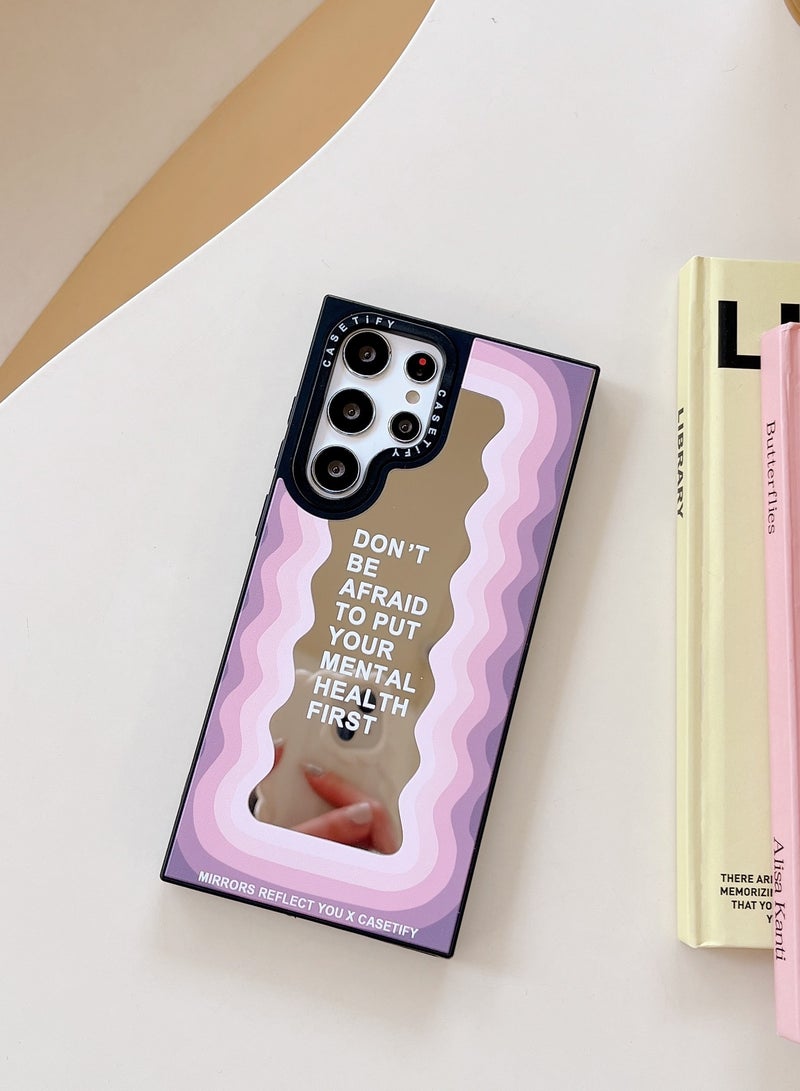 Casetify Samsung Galaxy S24 Ultra Butterfly Pink Waves Case - Image 2