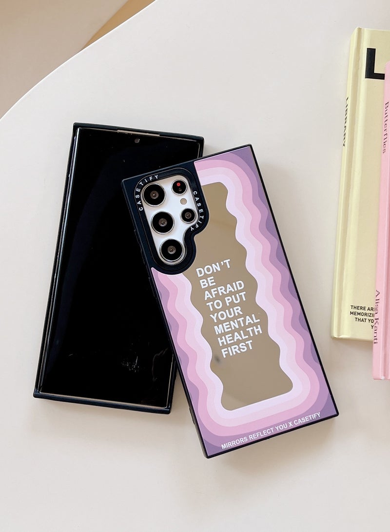 Casetify Samsung Galaxy S24 Ultra Butterfly Pink Waves Case - Image 3