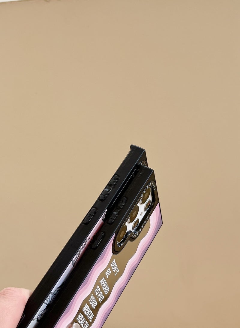 Casetify Samsung Galaxy S24 Ultra Butterfly Pink Waves Case - Image 4