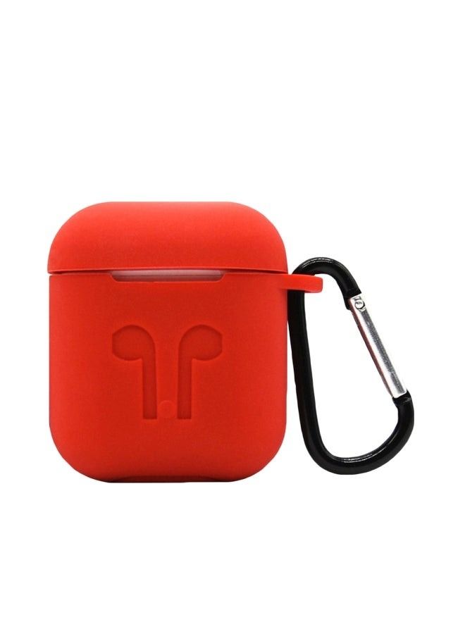Red Protective Case Compatible with AirPods 1/2 - Image 1