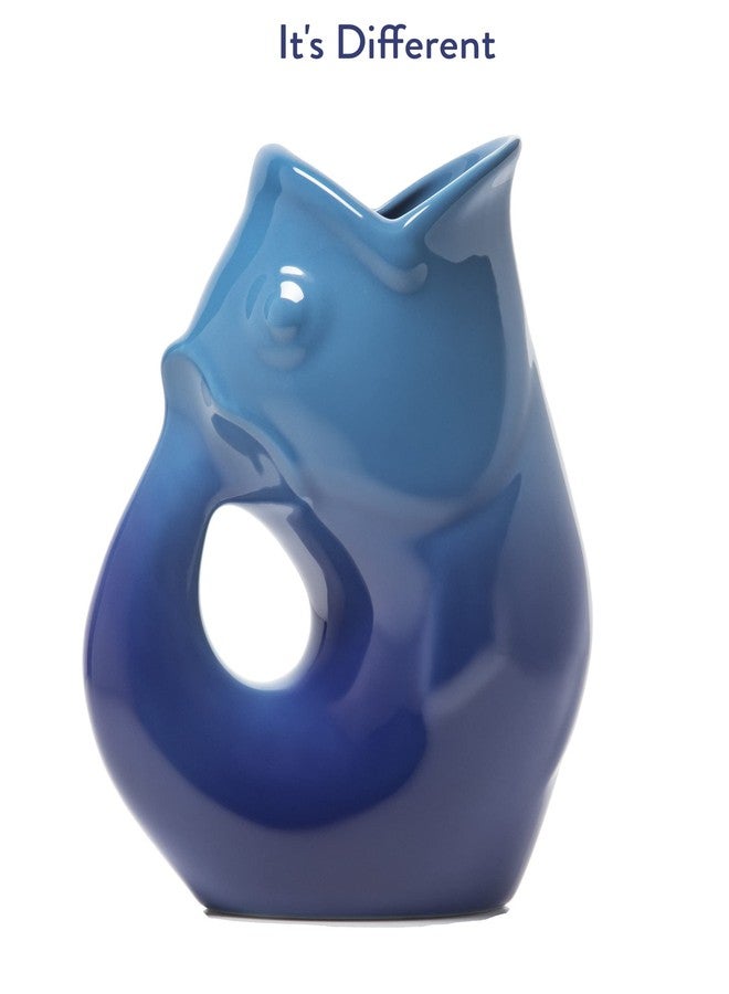 Gurgle Pot وعاء قرقرة متدرج اللون الأزرق الداكن - Image 2