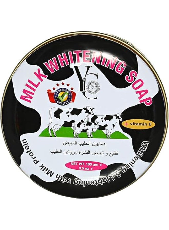 YC Milk Whitening Soap, 100g - Image 2