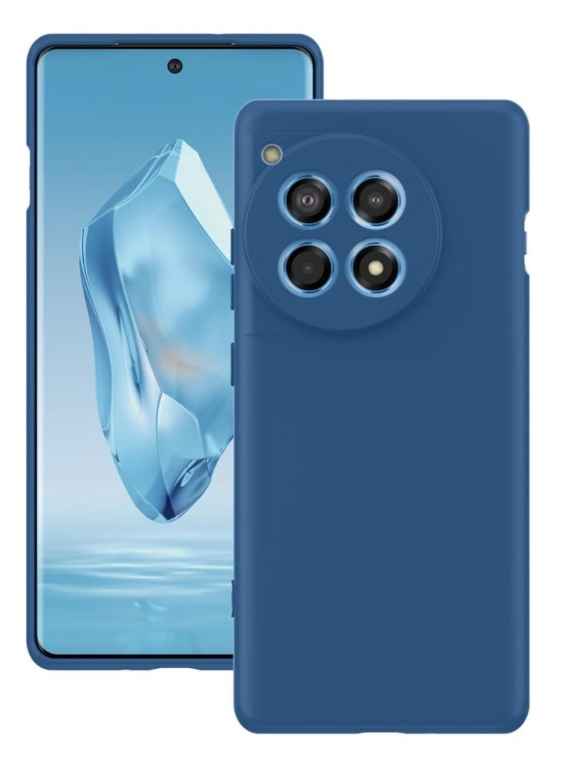 ELTRAZONE OnePlus 12R 2024 Liquid Gel Rubber Bumper Case Shockproof Slim Hard Shell with Soft Microfiber Lining Cushion for OnePlus 12R 5G (2024) - Image 1