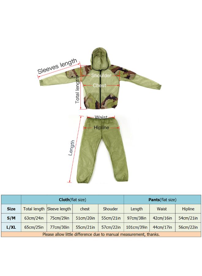 NIBEMINENT Outdoor Mosquito Repellent Suit - Image 3