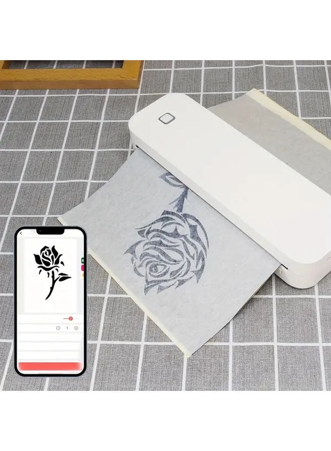 Marklife D210 طابعة حرارية بيضاء محمولة لاسلكية بدون حبر للهاتف والكمبيوتر المحمول - Image 3