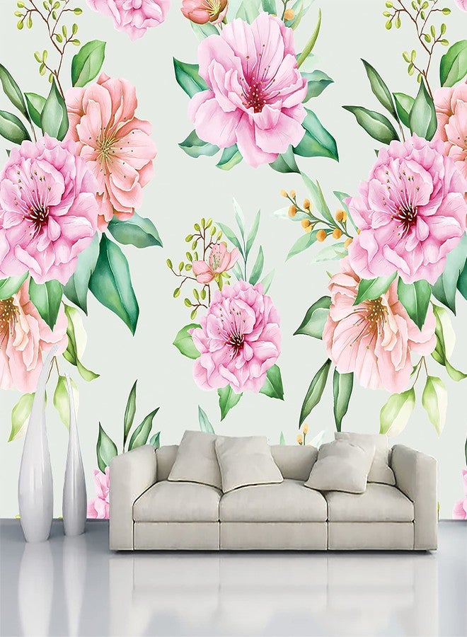 WALL DECOR Floral Decor Wallpaper Multicolor Wall Sticker for Home D�cor, Living Room, Bedroom, Hall, Kids Room, Play Room(Self Adhesive Vinyl, Waterproof Model DW097) (16 X 50 INCH) - Image 1