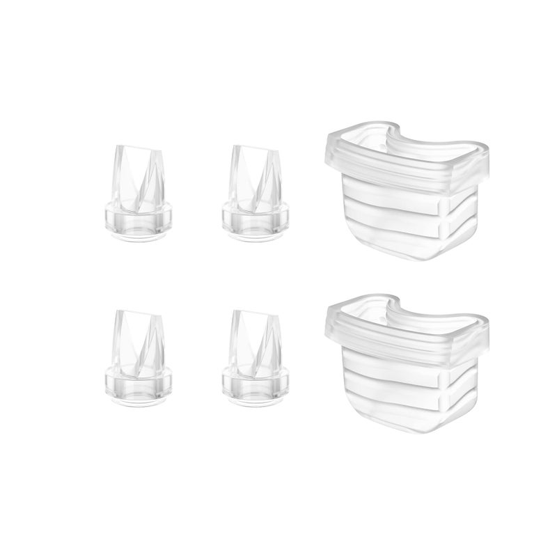 TOVVILD Duckbill Valve Silicone Diaphragm 6pcs, Suitable for Mommed S21 Breast Pump, Compatiable with Missaa Mumgaroo S18/S19, Breast Pump Parts Replace Accessories - Image 1