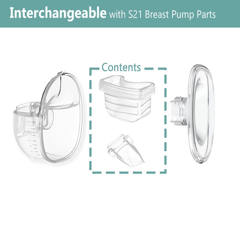 TOVVILD Duckbill Valve Silicone Diaphragm 6pcs, Suitable for Mommed S21 Breast Pump, Compatiable with Missaa Mumgaroo S18/S19, Breast Pump Parts Replace Accessories - Image 3