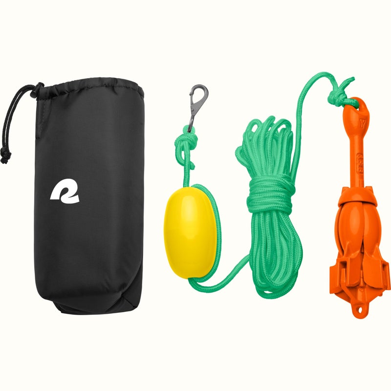 Retrospec Mainstay 3.5 lbs Folding Grapnel Anchor Kit with 26FT Rope, PP Buoy, Water Resistant Travel Bag and Rust Resistant Snap Hook & Anchor for Inflatable Paddle Boards, Docks & Kayaks - Image 1
