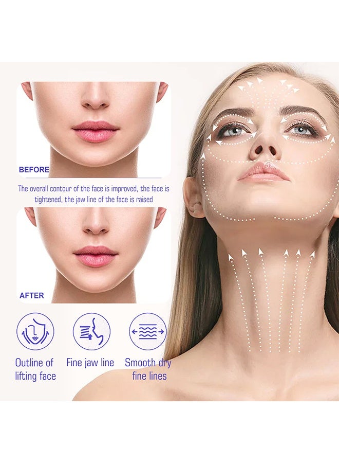 WEST MONTH 60 Pcs Face Lift Tape Tapes with String, Waterproof High Elasticity V Shape Lift Tape Stickers for Wrinkles Jowls Neck Eye, Quick Face Lifting Band for Women Face Beauty - Image 5