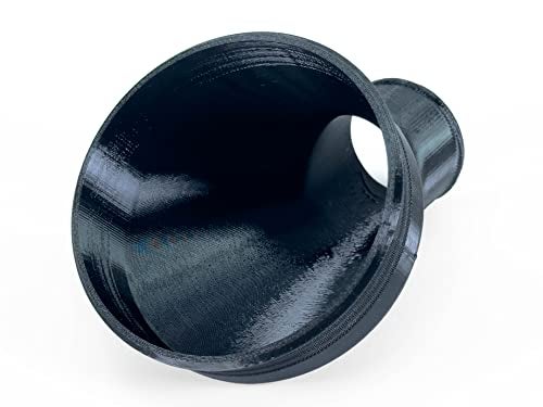 Electron Whale Angled Reducer 4” to 1-7/8", Connect Shop Vac to Dust Collection Port (4in to 1.875in), Adapter Converter, 45-Degree Elbow, Attach Woodworking Dust Chute to Vacuum Hose, R4520 R4512 (4" to 1-7/8") - Image 3