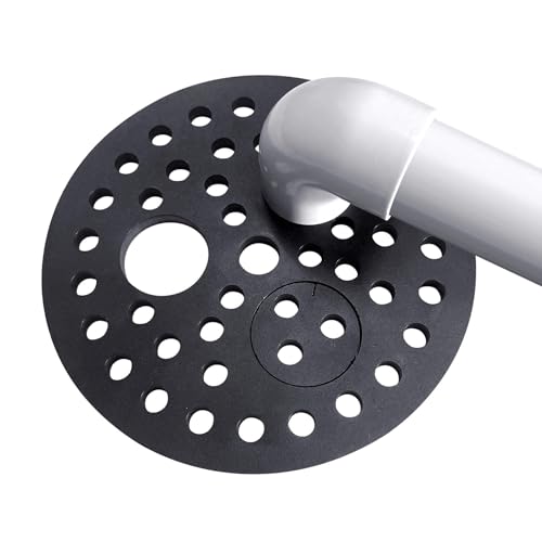 Bueyfolt 6.5" Cast Iron Drain Cover with Removable Drain Ports, Garage Drain Cover, Floor Drain, Floor Strainer - Image 4