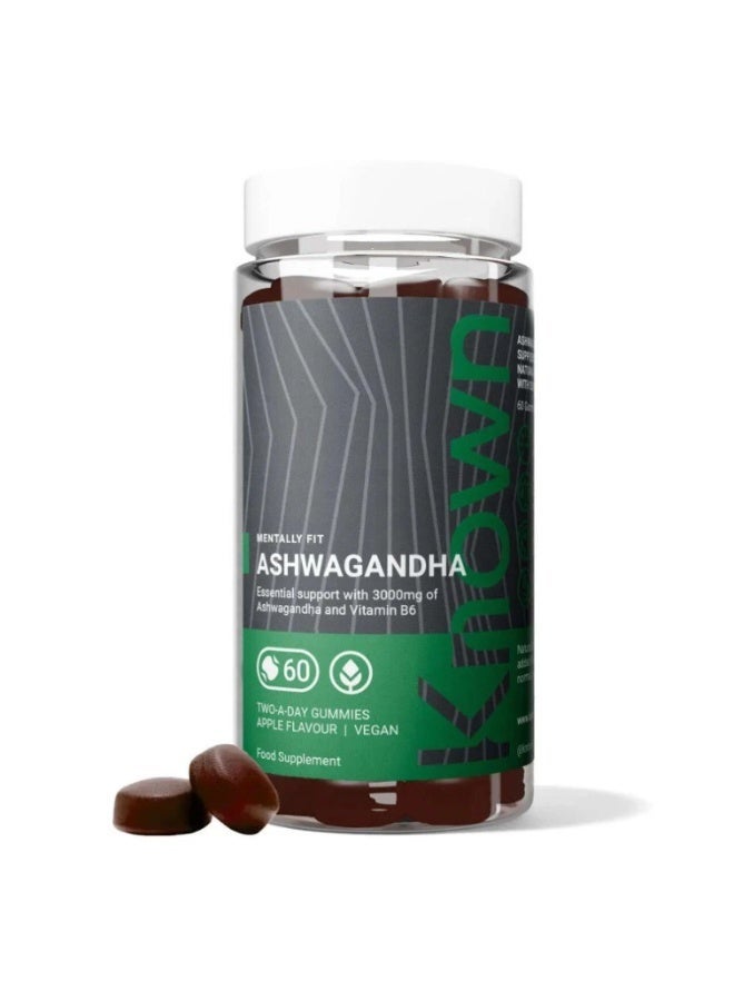 Known Ashwagandha Apple Vegan Gummy Supplement | 3000mg Ashwagandha | Stress & Sleep Aid - Image 1