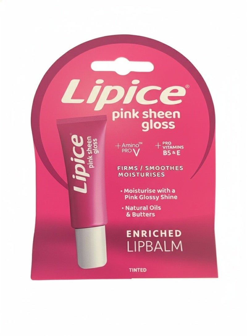 lipice Pink Sheen Gloss Enriched Lip balm 10 ml ,Pack of 4 - Image 2