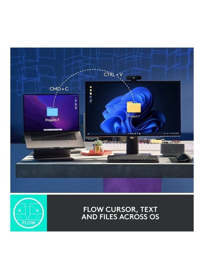 لوجيتيك ماوس الأداء اللاسلكي MX Master 3S مع تمرير فائق السرعة - Image 3