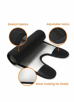 KASTWAVE 1 Pair Thigh Trimmers For Women Sauna Sweat Bands Thigh Shaper Adjustable Sauna Waist Trainer For Leg  - Image 4