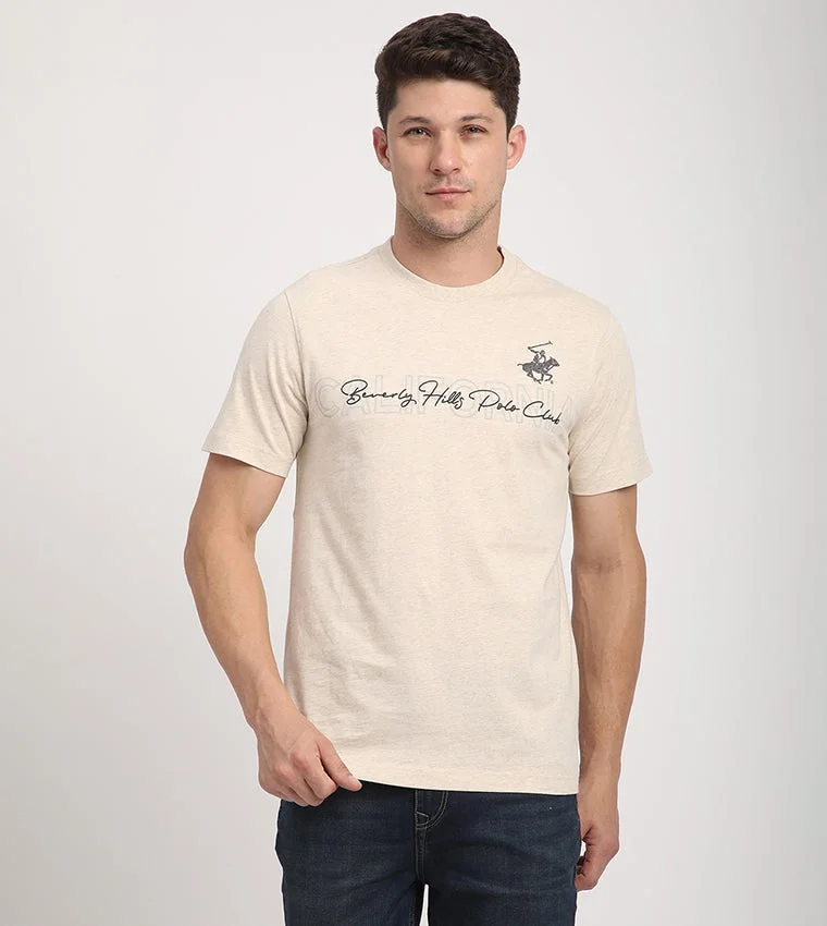 Beverly Hills Polo Club Printed Crew Neck Short Sleeves T-Shirt