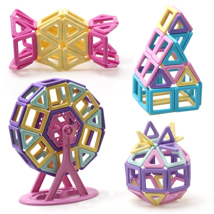Magnetic Piece Building Blocks For Children'S Educational Assembly Magnetic Magnet Toy Set Loose Piece Manufacturers - Image 5