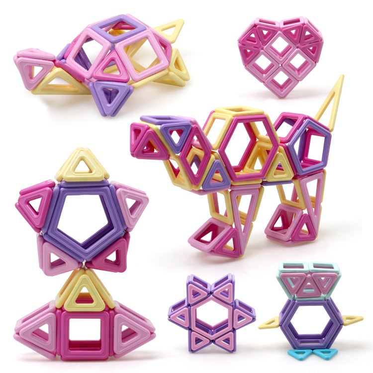 Magnetic Piece Building Blocks For Children'S Educational Assembly Magnetic Magnet Toy Set Loose Piece Manufacturers - Image 4