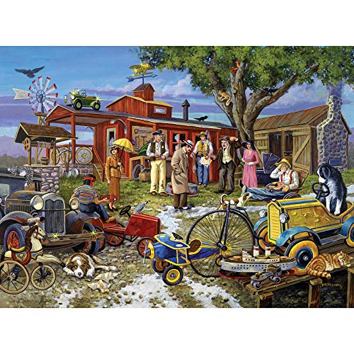 Bits and Pieces 1000 Piece Jigsaw Puzzle for Adults 20 X 27 Death in The Desert Mystery Puzzle 1000 pc Solve The Mystery Jigsaws by Artist Gene Dieckhoner - Image 5