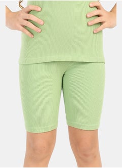 Carina Girly Ribbed Cycling Shorts  - Image 1