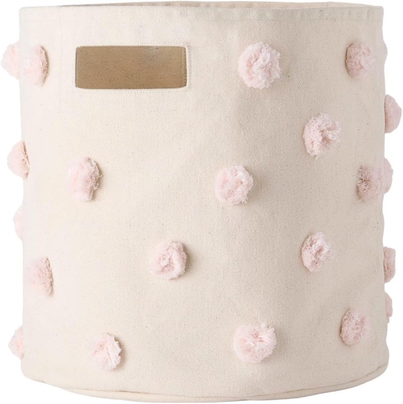 PEHR Blush Pom Pom Storage Bin - Image 1