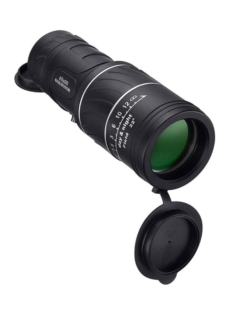 Generic Powerful 8-40X60 High Magnification Telescope, Professional Telescope, Portable Camping Hunting Night Vision Telescope HD  - Image 1