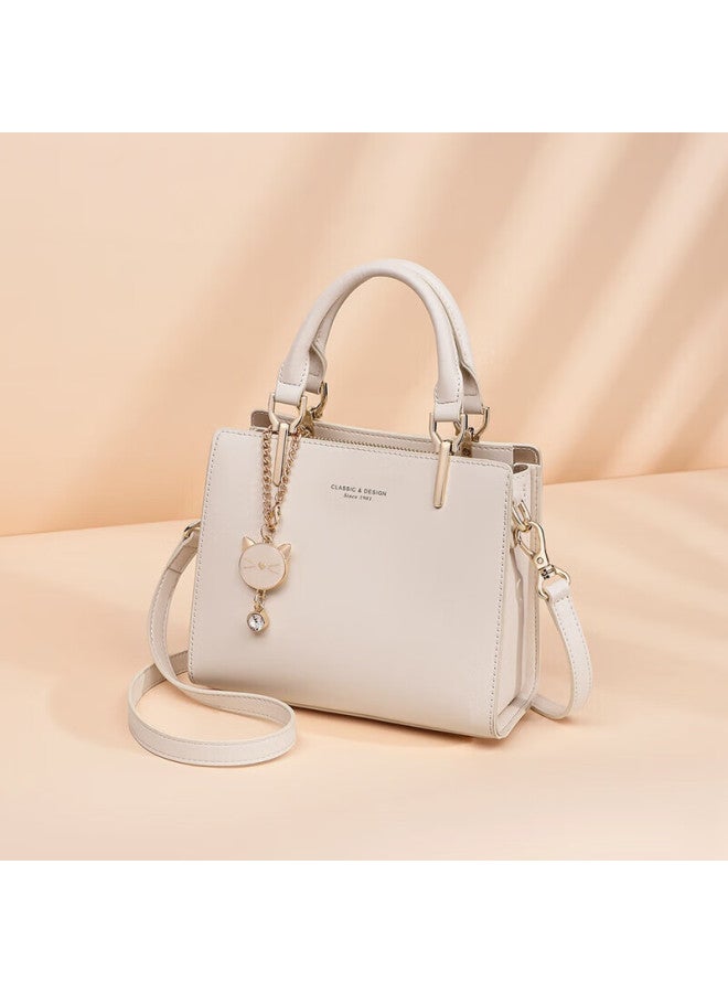 Viney Leather Handbag, Women's Brand Tote Bag, Luxury Crossbody Bag, Birthday Gift With High-end Feel For Girlfriend Or Wife - Image 1