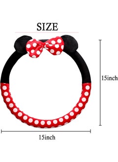 Y&D Cartoon Car Steering Wheel Cover Universal 15 Inch Breathable Steering Wheel Covers Car Interior Accessories Fit For Most Car Trucks SUV  - Image 2