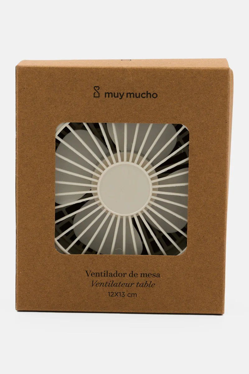 موي موتشو مروحة طاولة صغيرة  ×  سم، بيضاء