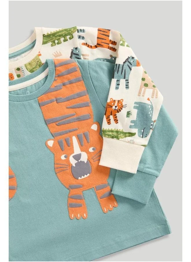 mothercare Tiger Pyjamas - 2 Pack