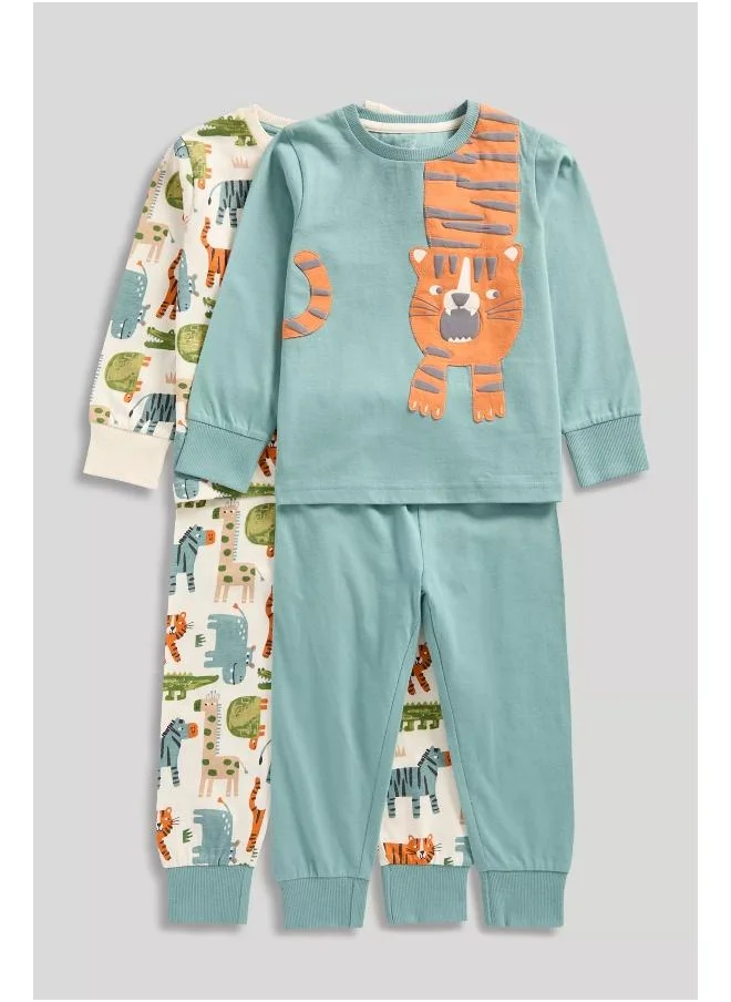 mothercare Tiger Pyjamas - 2 Pack