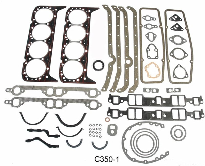 Enginetech Engine Re-Ring Re-Main Kit FITS: 1967-1985 Chevrolet SBC GM 350 5.7L OHV V8 (Truck & Cars) - Image 2