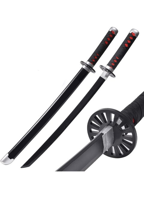 Model of the Tanjiro Sword from the Demon Slayer Anime Made of Wood