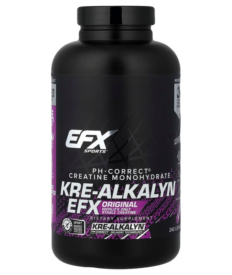 EFX SPORTS Kre-Alkalyn® EFX 240 Capsules (750 mg per Capsule)