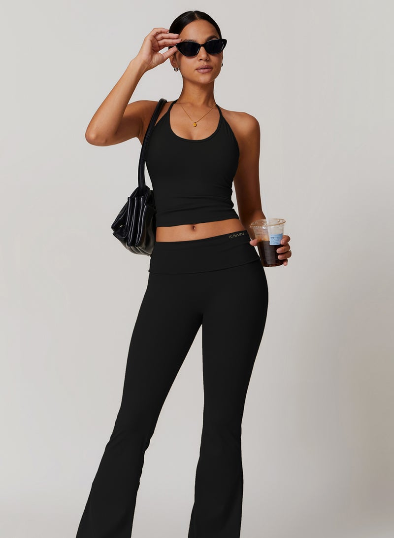 KAWN.YOGA Womens Halterneck Cami Top - Image 1