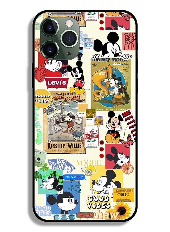 Tolwak Apple iPhone 11 Pro Max Protective Case Chose Happy And Stickers - Image 2