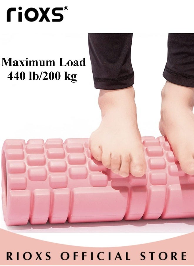 RIOXS Foam Roller and Yoga Massage Stick for Deep Tissue Massage and Muscle Recovery 3 Pcs High-Density Yoga Equipment Set for Exercise Physical Therapy  - Image 3