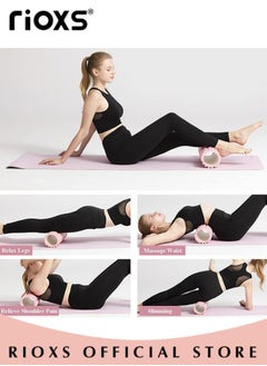 RIOXS Foam Roller and Yoga Massage Stick for Deep Tissue Massage and Muscle Recovery 3 Pcs High-Density Yoga Equipment Set for Exercise Physical Therapy  - Image 5
