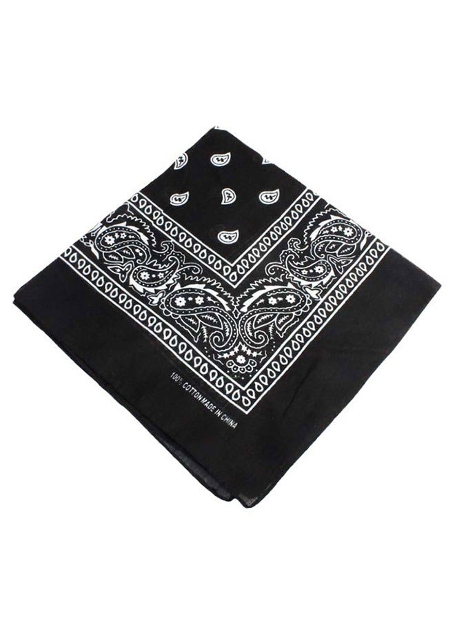 Hip-Hop Stylish Fashion Hair Band Black/White 55x55cm