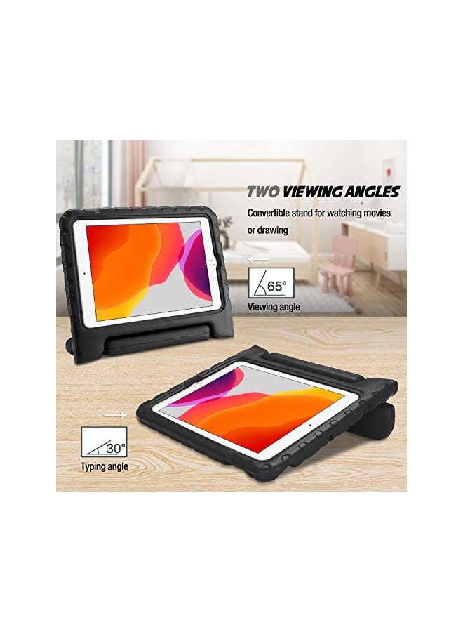 Procases Kids Case For Ipad, Shockproof Convertible Handle Stand Cover Light Weight Kids Friendly Case For Ipad 9/8/7 Black, Pc-08362111, Ipad 10.2 8Th Gen/7Th Gen, Air 3, Ipad Pro 10.5 - Image 4