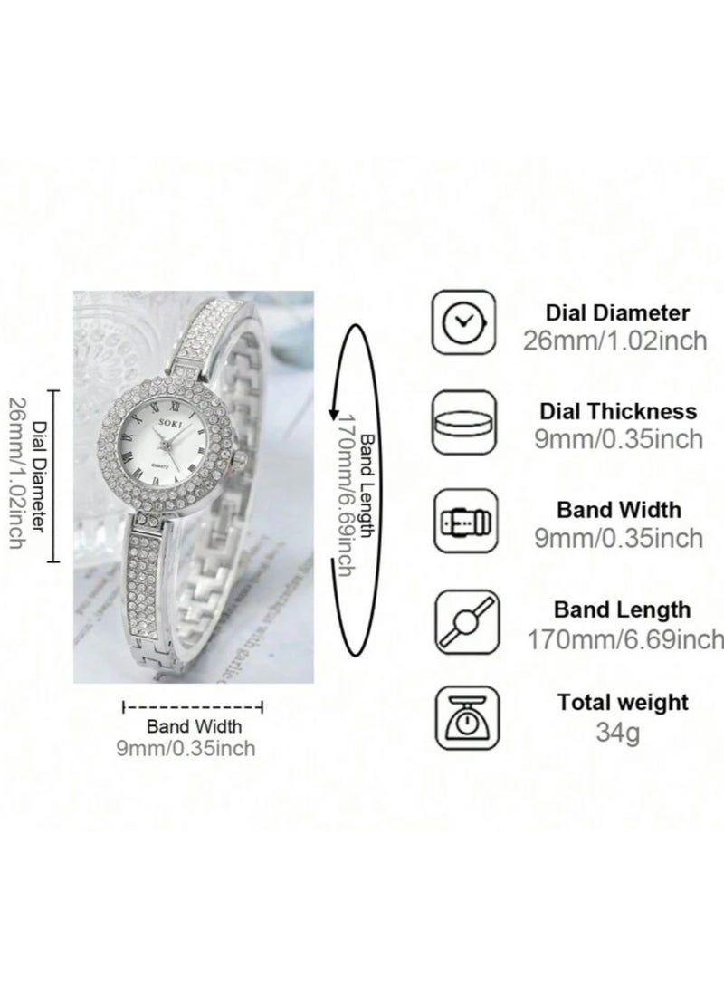 Jewelry set with watch