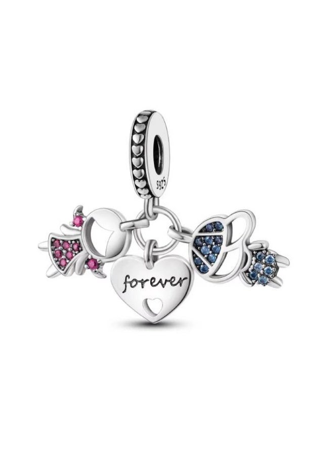 Pandora Brother and Sister forever Charm