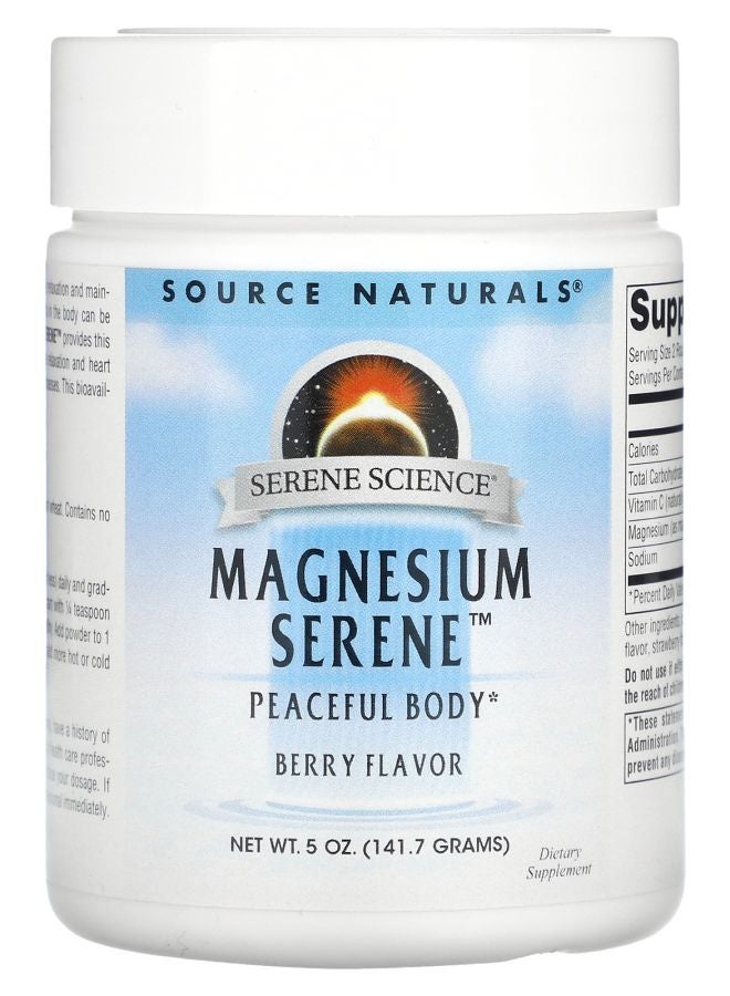 مغنيسيوم سيرين للهدوء بنكهة التوت 5 أونصات (141.7 جرام)