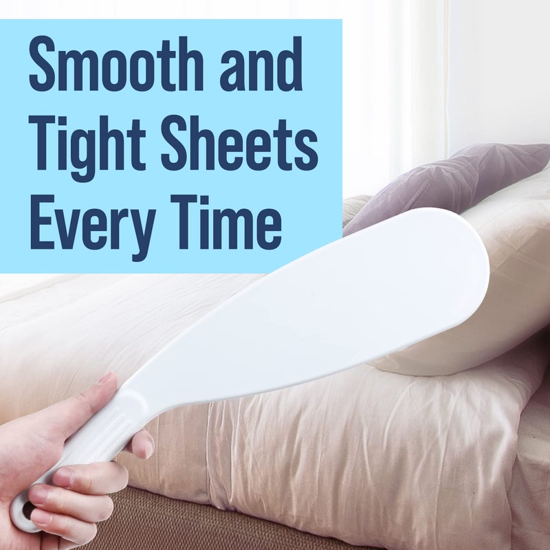 Berkland Extra Long Bed Sheet Tucker Tool for Making Your Bed - Sheet Tucker Tool to Help Protect Your Back, Nails & More - Tucker for Fitted and Flat Sheets and Duvets - Mattress Tucker Tool Paddle - Image 3