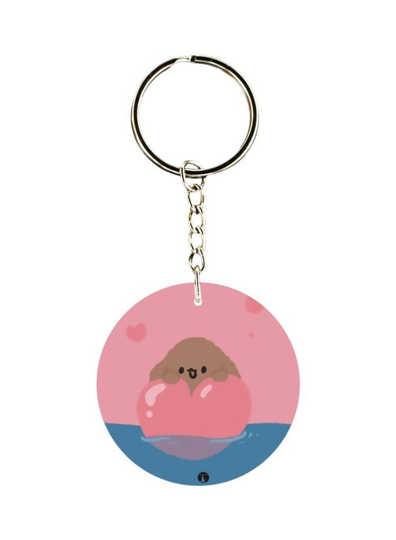 Cute Cartoon Bear Themed Keychain