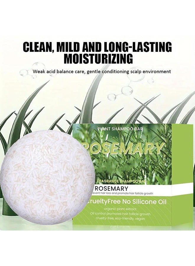 روزينو شامبو صلب برائحة إكليل الجبل الطازجة، صابون لنمو الشعر، صابون شامبو إكليل الجبل، يقوي جذور الشعر، يصلح الشعر التالف، ينظف فروة الرأس بعمق، يتحكم في الزيوت، يرطب ويغذي فروة الرأس - Image 4