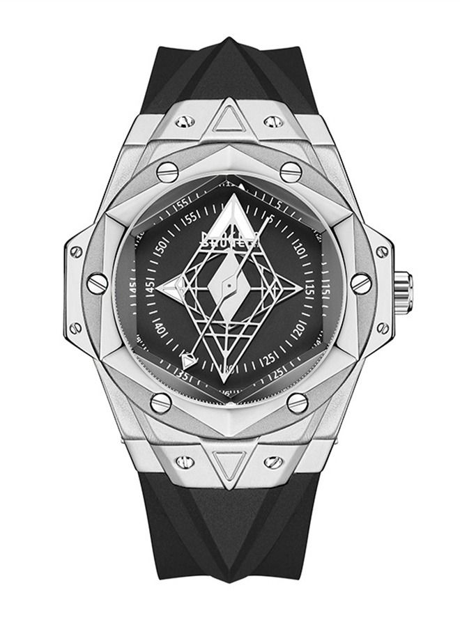 BAOGELA Creative Fashion Trend Tattoo Hollow Luminous Men's Quartz Watch 22601B - Image 2
